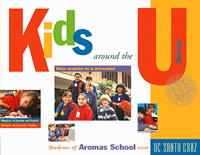 Kids around the university book covers