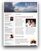 February 2010 Newsletter screenshot