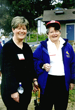 Photo of Judi Hance and Chancellor Greenwood