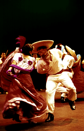 [Photo of Grupo Folklorico dancers