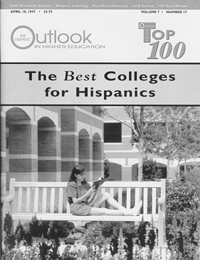 [Front cover of Hispanic Outlook magazine]