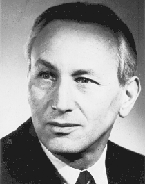 Photo of Kenneth Thimann upon his arrival at UCSC in the 1960s