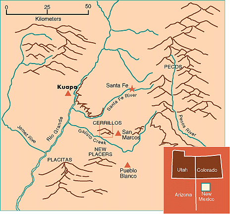 [Map of New Mexico]
