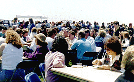 [Crowd scene at Staff Appreciation Day]