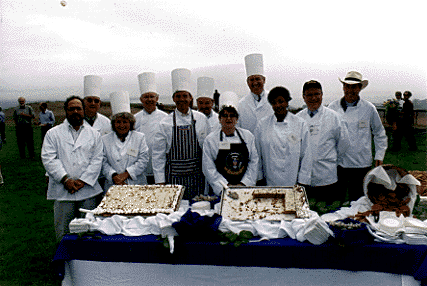 [Picture of Chancellor and other administrative chefs]