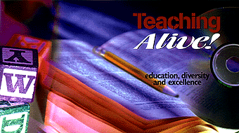 [Photo of cover art from Teaching Alive! CD-Rom]