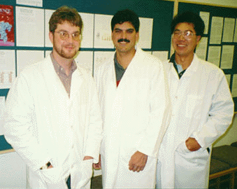 [Photo of Nick Wrighton, Arun Kashyap, and Ray Chang]