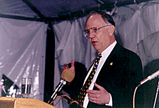 [Photo of dean Edward Houghton]