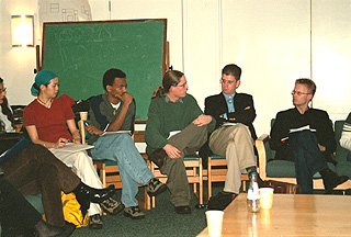 [Photo of Daniel Jackson, other students, and visitors]