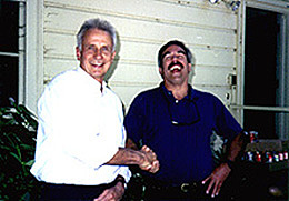 [Photo of Jim Hagler, director of Physical Plant with senior supervisor Jim West]