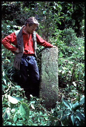 [Photo of Keith Muscutt in jungle]