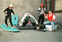 [Photo of staff from Outdoor Equipment Rental office]