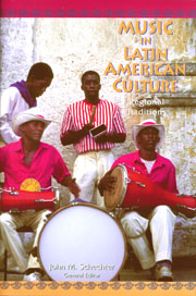 [Photo of the book cover of Music in Latin American Culture: Regional Traditions ]